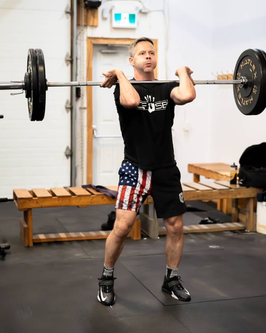 Exercice d'épaulé jeté